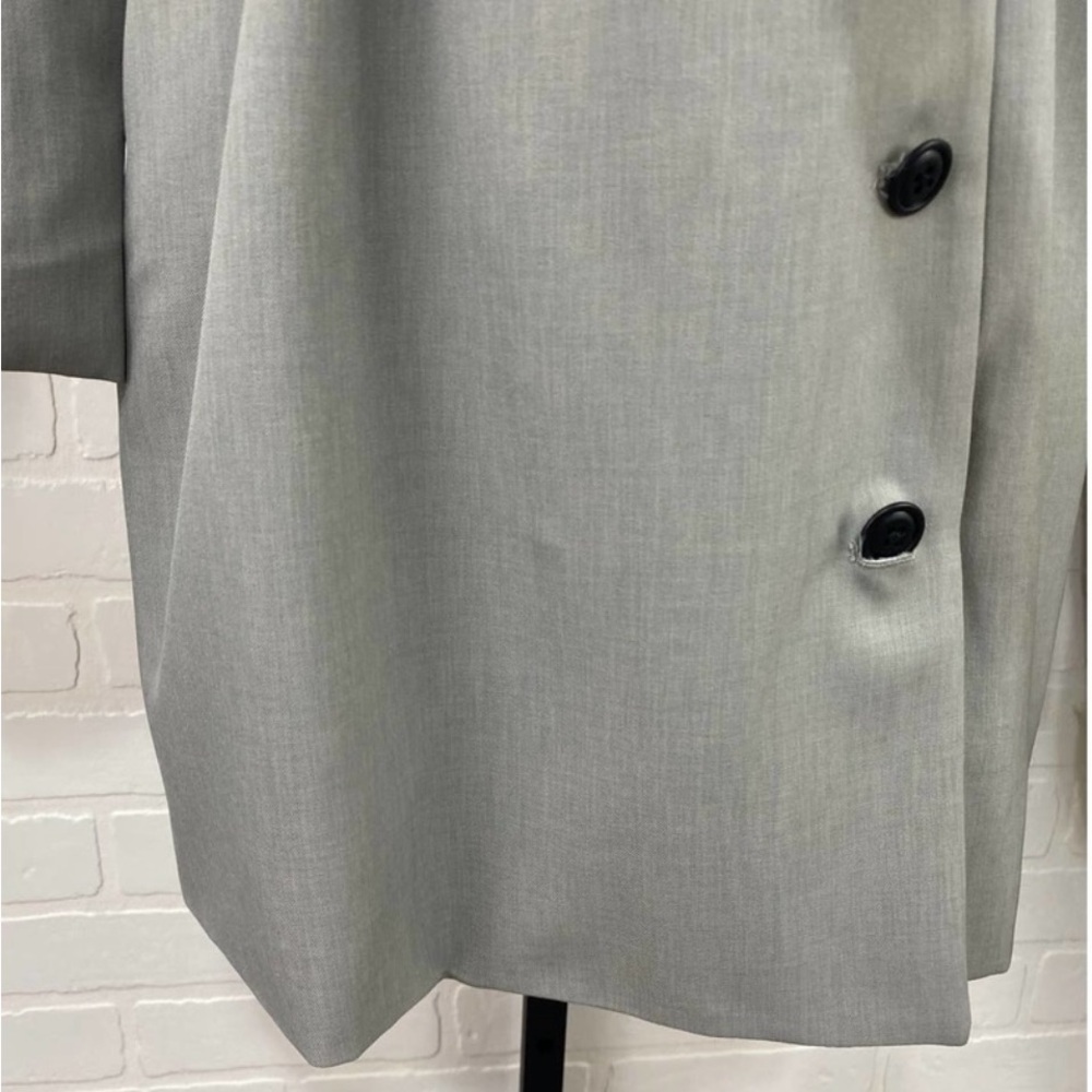 Vetta the belted blazer dress grey multi way sleeveless jacket Like New - Picture 6 of 9